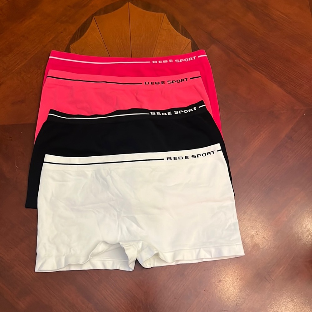 NWOT bundle of 4 BEBE SPORT boyshorts